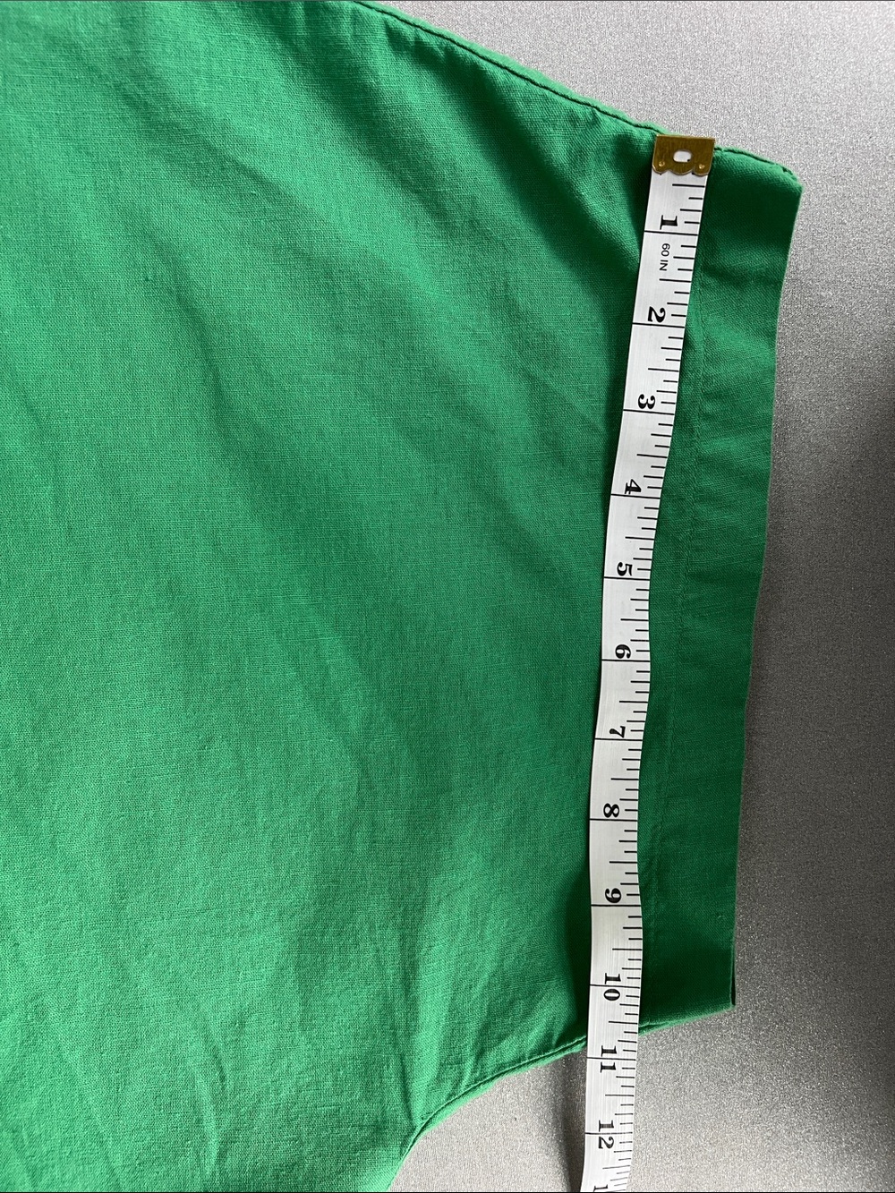 Liz Claiborne | Kelly Green V-Neck Crochet Trim Dolman Sleeve Tunic Size XL - Picture 14 of 16